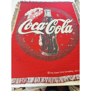 Coca Cola Blanket - Etsy