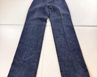 VTG 80S Wrangler Men Dark Wash Jeans Straight Leg Casual Work Pants 33x32 USA