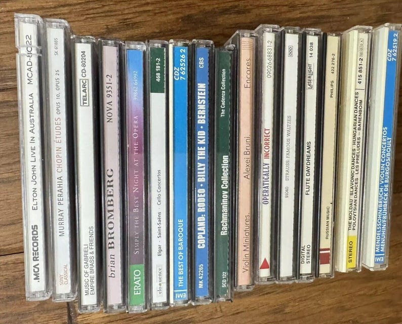 Retro Cd Collection 120*vintage CD Songs Lot-including Concert Masters and Classical Etc - Etsy