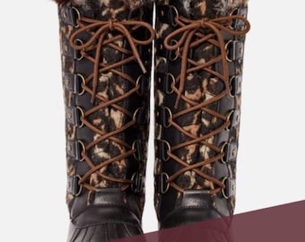 Botas de invierno Shoedazzle estilo Y2K - talla 5.5 (stock antiguo)