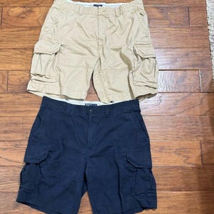 2* EUC Ralph Lauren Men&#39;s  Classic POLO Chino thick shorts lot size 42
