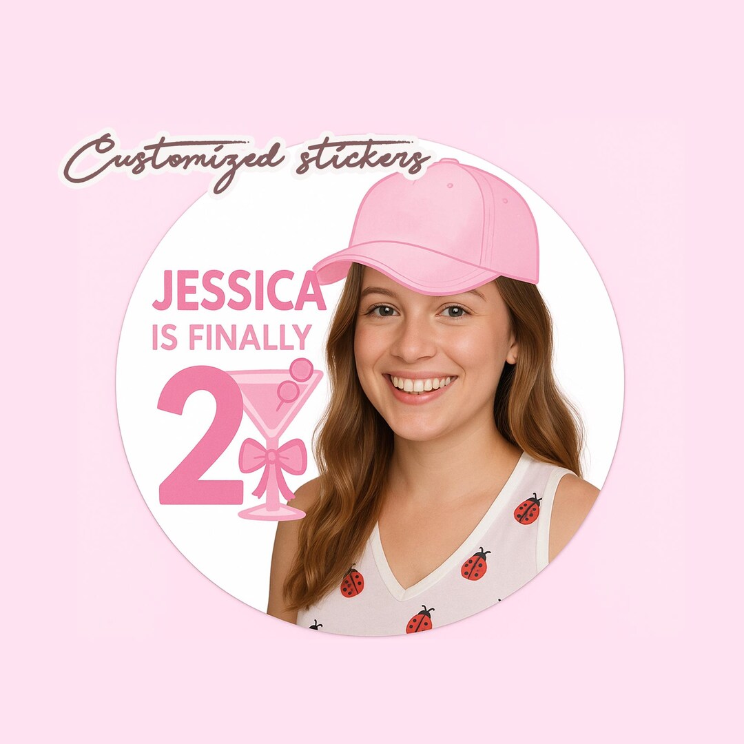 Finally 21 Birthday Stickers,funny 21st Birthday Decals for Party,cards ...