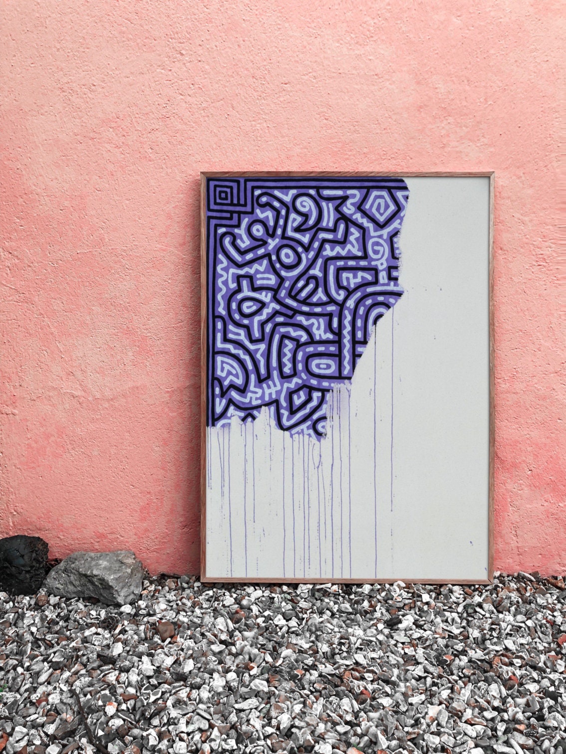 Unfinished Painting By Keith Haring Exhibition Poster Etsy Il Fullxfull.3416922621 E4pq