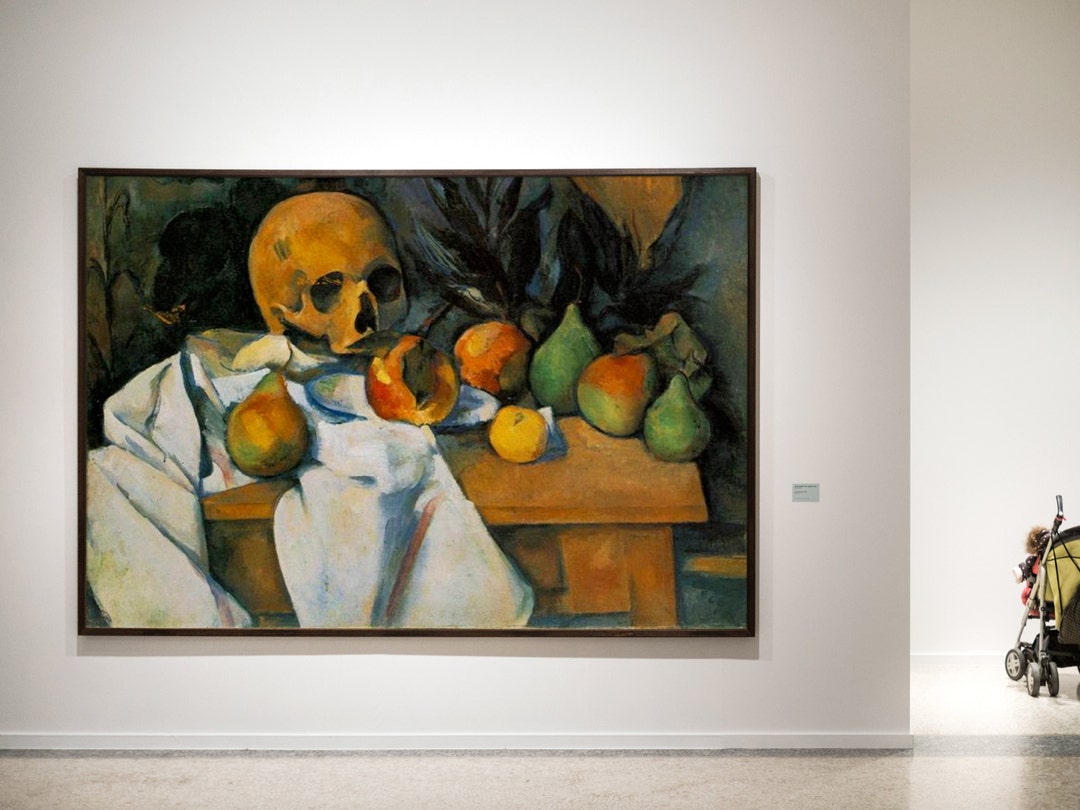 Still Life With Skull, by Paul Cézanne, Gallery Framed Gift, Museum ...