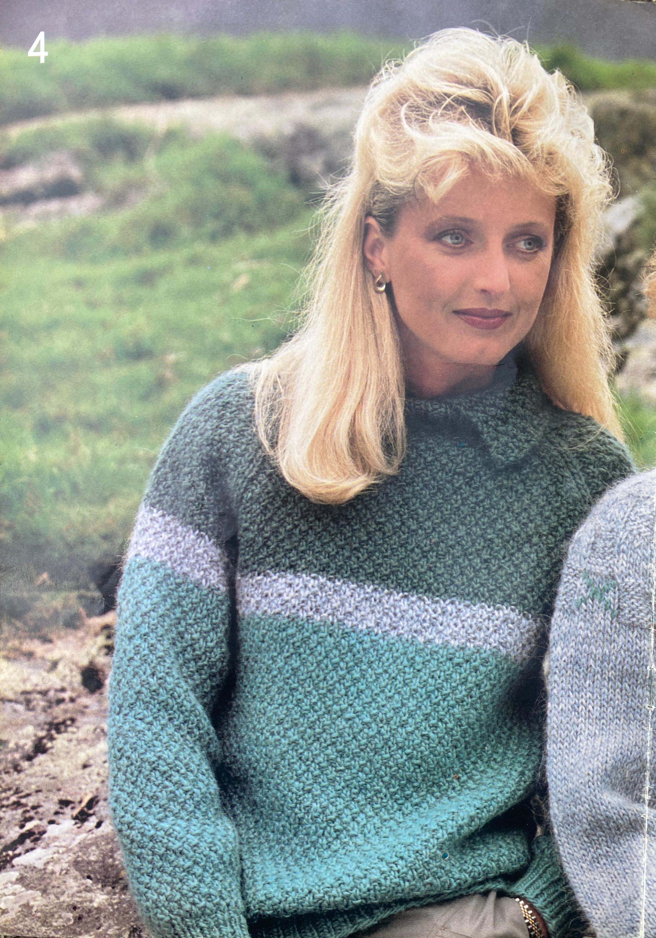 Samband Pattern Vintage 1980s Samband Iceland Knitting Patterns Book Lopapeysa Digital ...