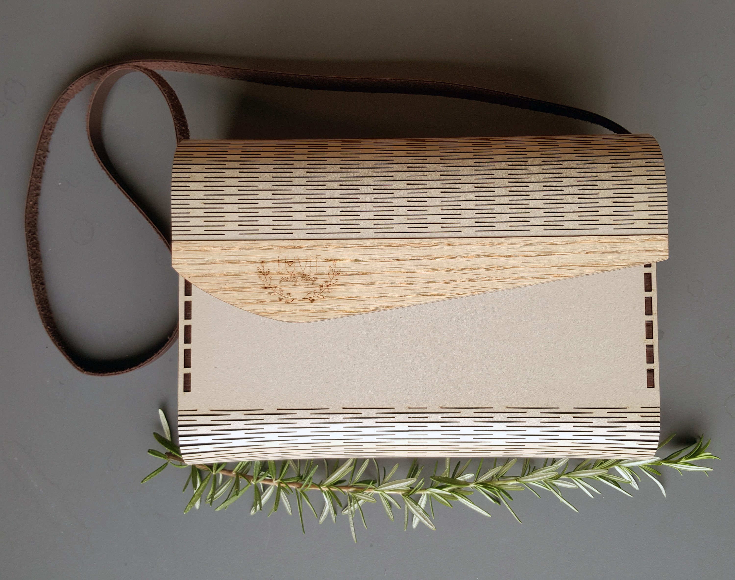 Lasercut wood handbag Etsy