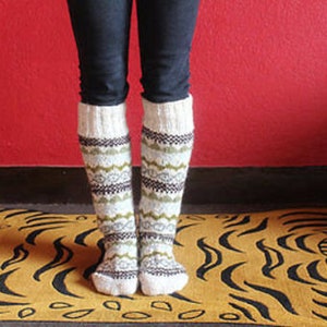 Anchor Grey Woolen Knitted Multicolor Winter Socks