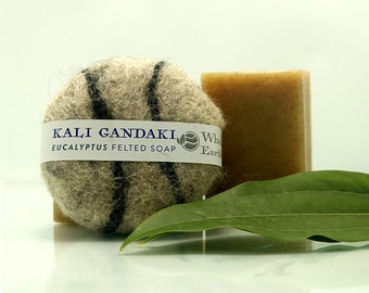 Kali Gandaki Eucalyptus Felted Herbal Soap