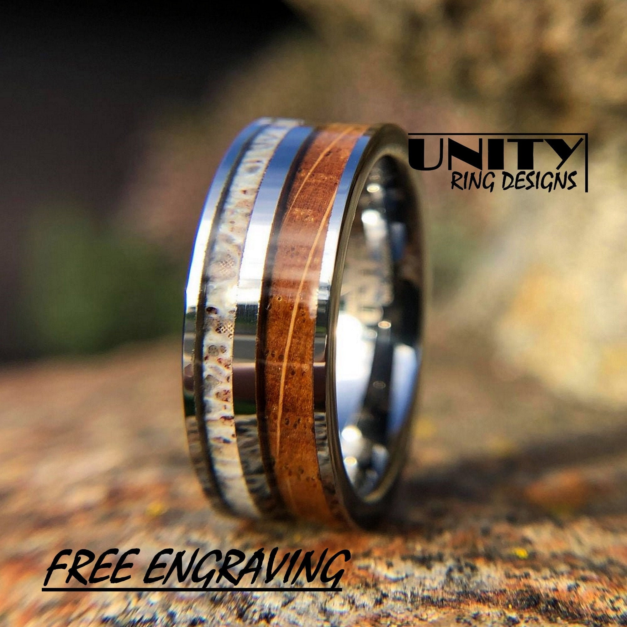 Wood Ring Women, Wood Rings for Men, 5 Year Anniversary,wooden Engagement  Rings, Wood Rings for Women, Mens Wood Wedding Band Mens Wood Ring 