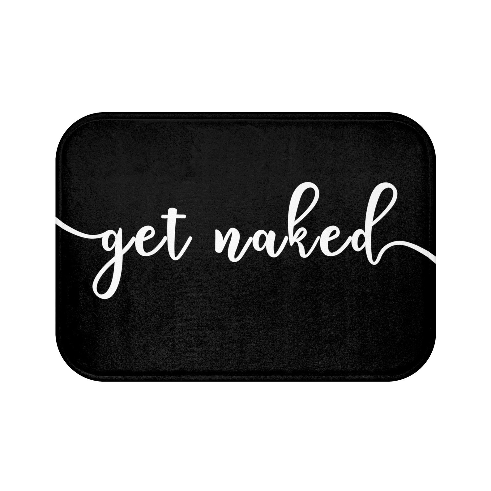 Get Naked Bath Mat Home Bath Mat Door Bath Mat Best Bath Etsy