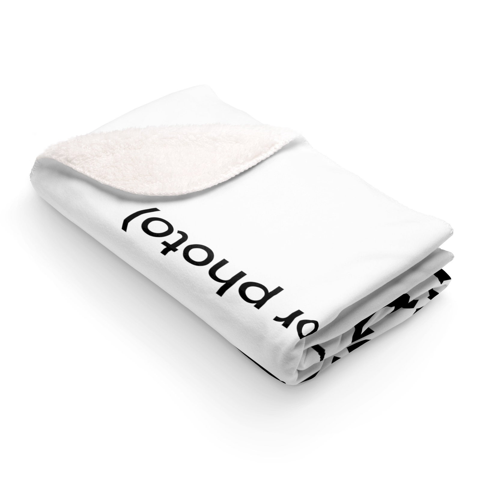 Custom Photo Blanket Personalized Photo Soft Blanket Sherpa Etsy