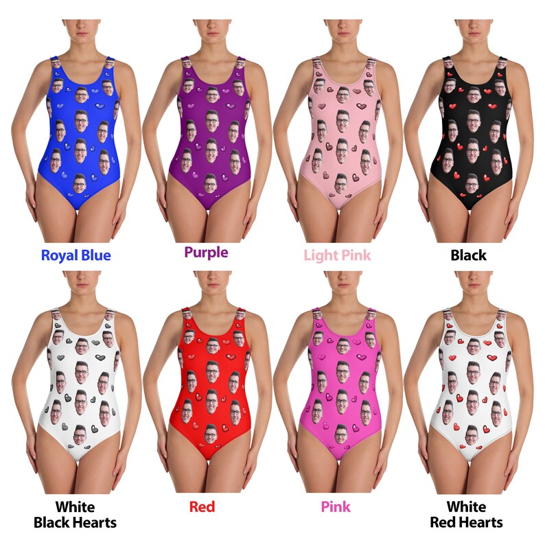 Custom Face Swimsuit Personalized Photo Swimsuit Funny Etsy