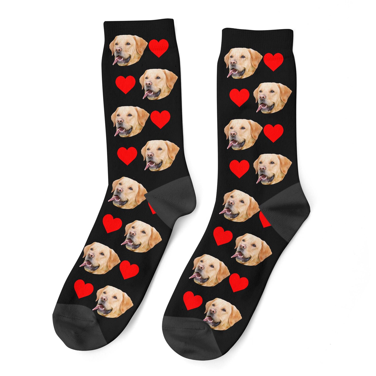 Custom Dog Socks Personalized Pet Socks Customized Love Etsy