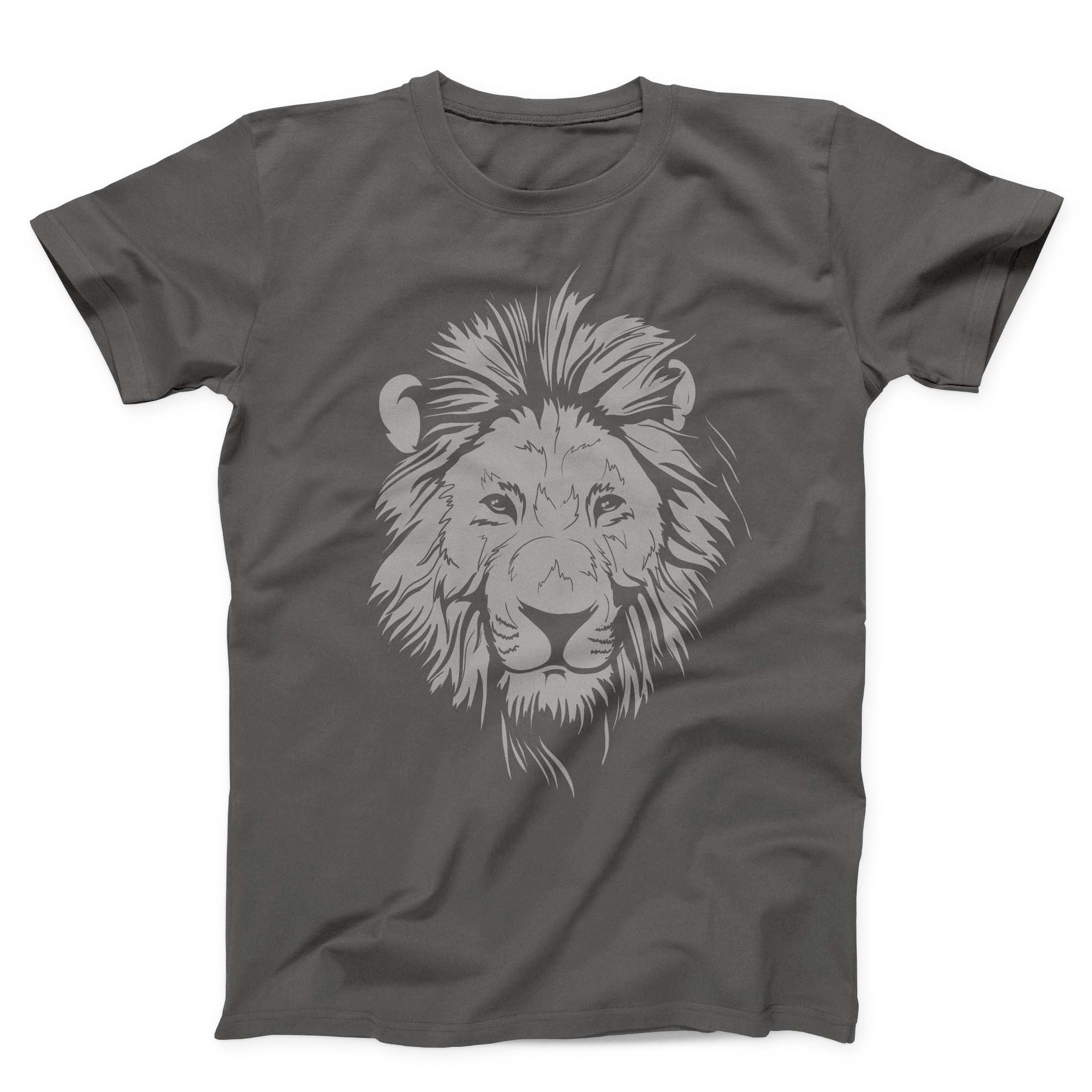 Lion Face Unisex T-shirt Lion Head Creative Tee Funny Lion - Etsy
