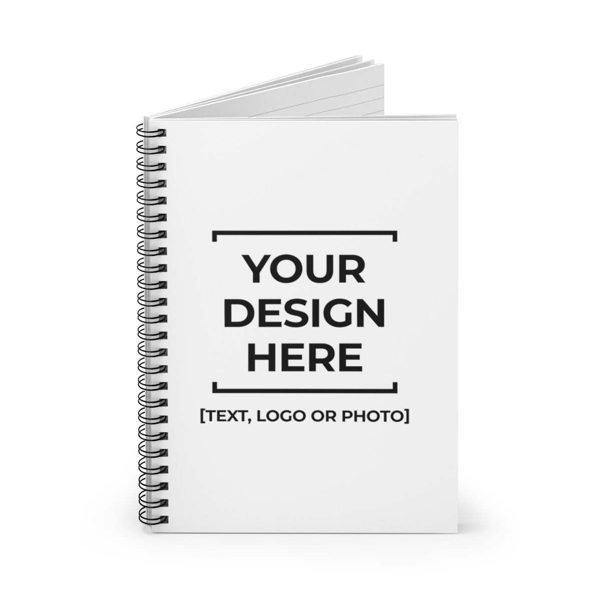 Custom Spiral Notebook Personalized Ruled Line Notebok Photo Etsy