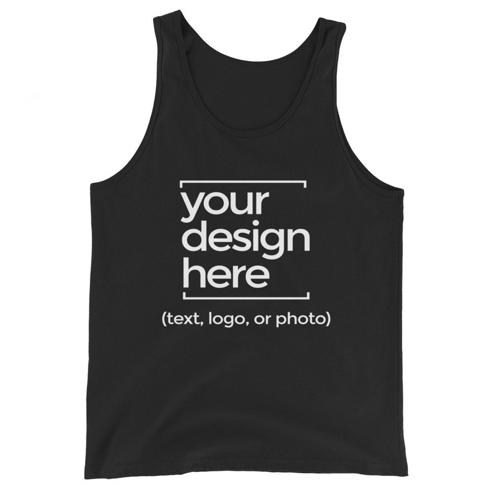 Picture Personalized Adult Tank Top Custom Designed Tank Top Etsy