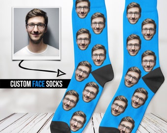 Custom Face Socks, Father's Day Gift, Personalized Gift, Photo socks, Gift for Dad, Custom Socks, Funny Socks, Face Socks, Best Dad Socks