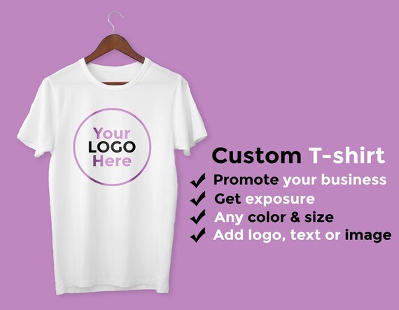 Custom Logo Shirt Your Logo T-Shirt Logo On Shirt Custom | Etsy