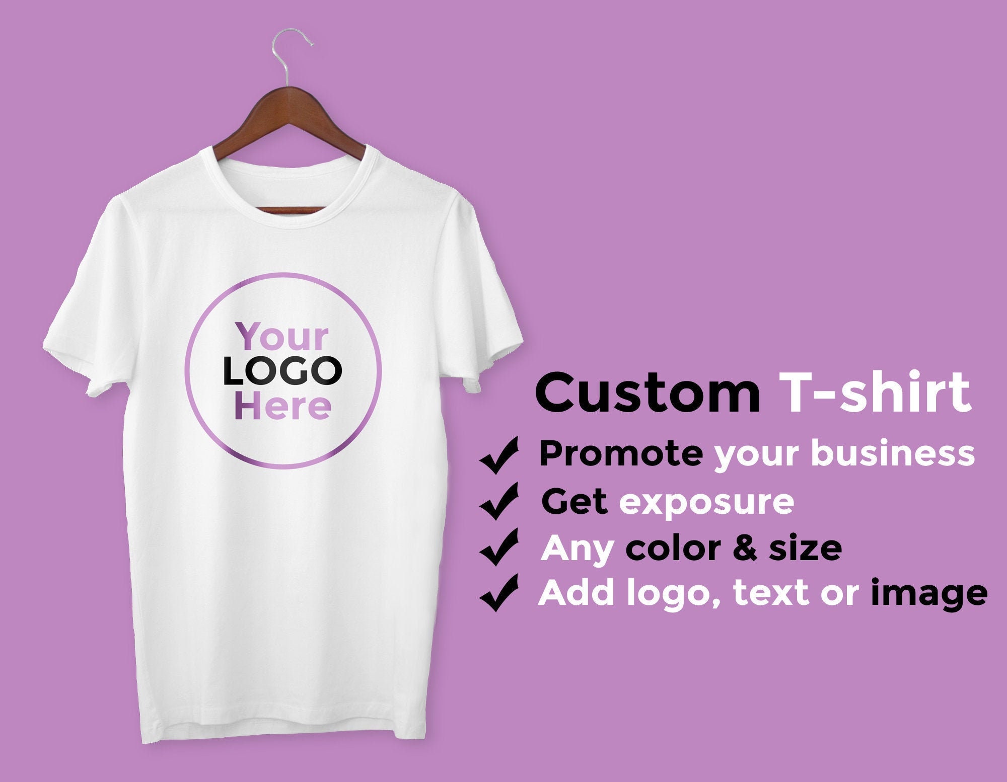 can i put a logo on a shirt for personal use