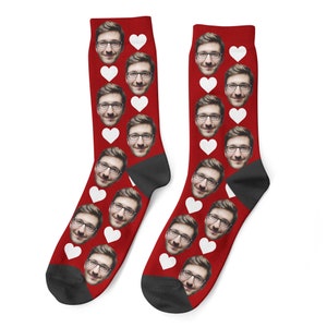 Custom Love Socks Photo Socks Anniversary Gift Gift for - Etsy