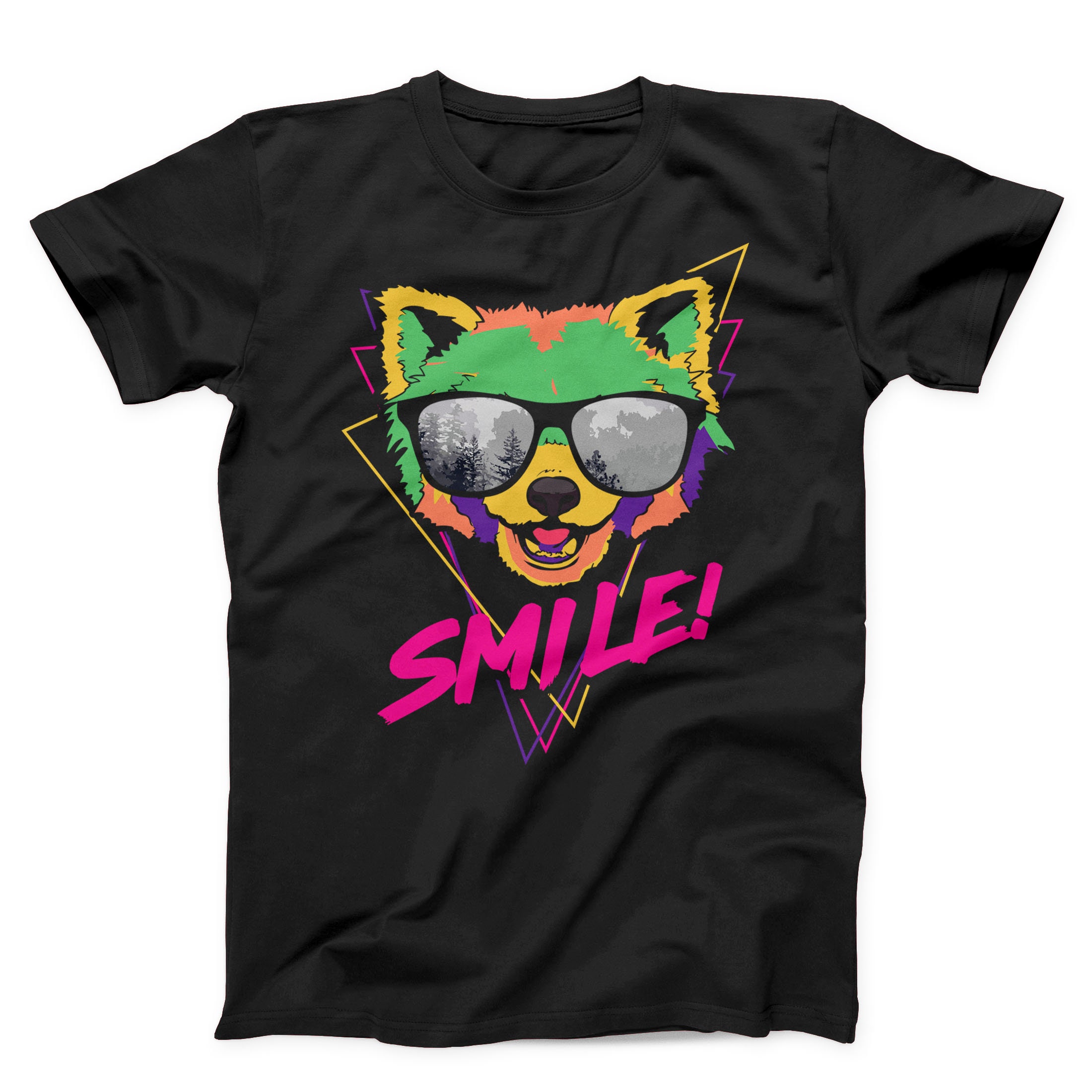 Fox Smile Unisex T-shirt Graphic Creative Tee Funny Shirt | Etsy