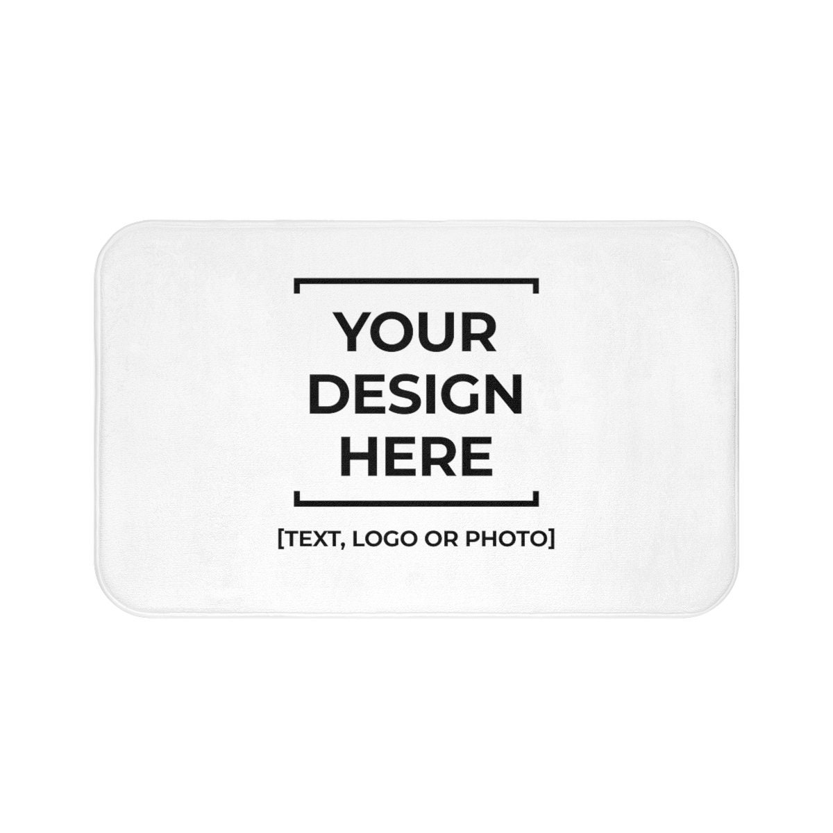 Custom Bath Mat Personalized Photo Bath Mat Text Bath Mat Etsy