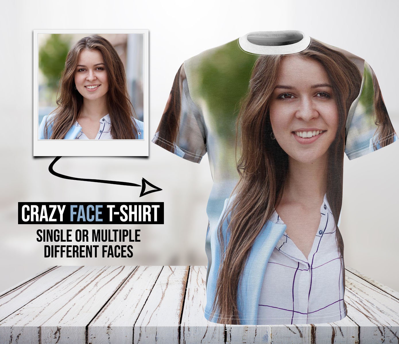 custom girlfriend face shirt