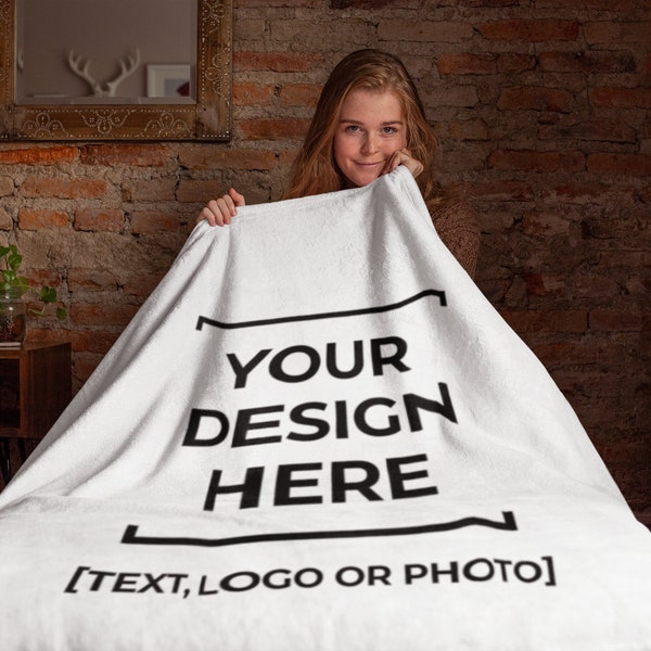 Personalized Fleece Blanket Etsy