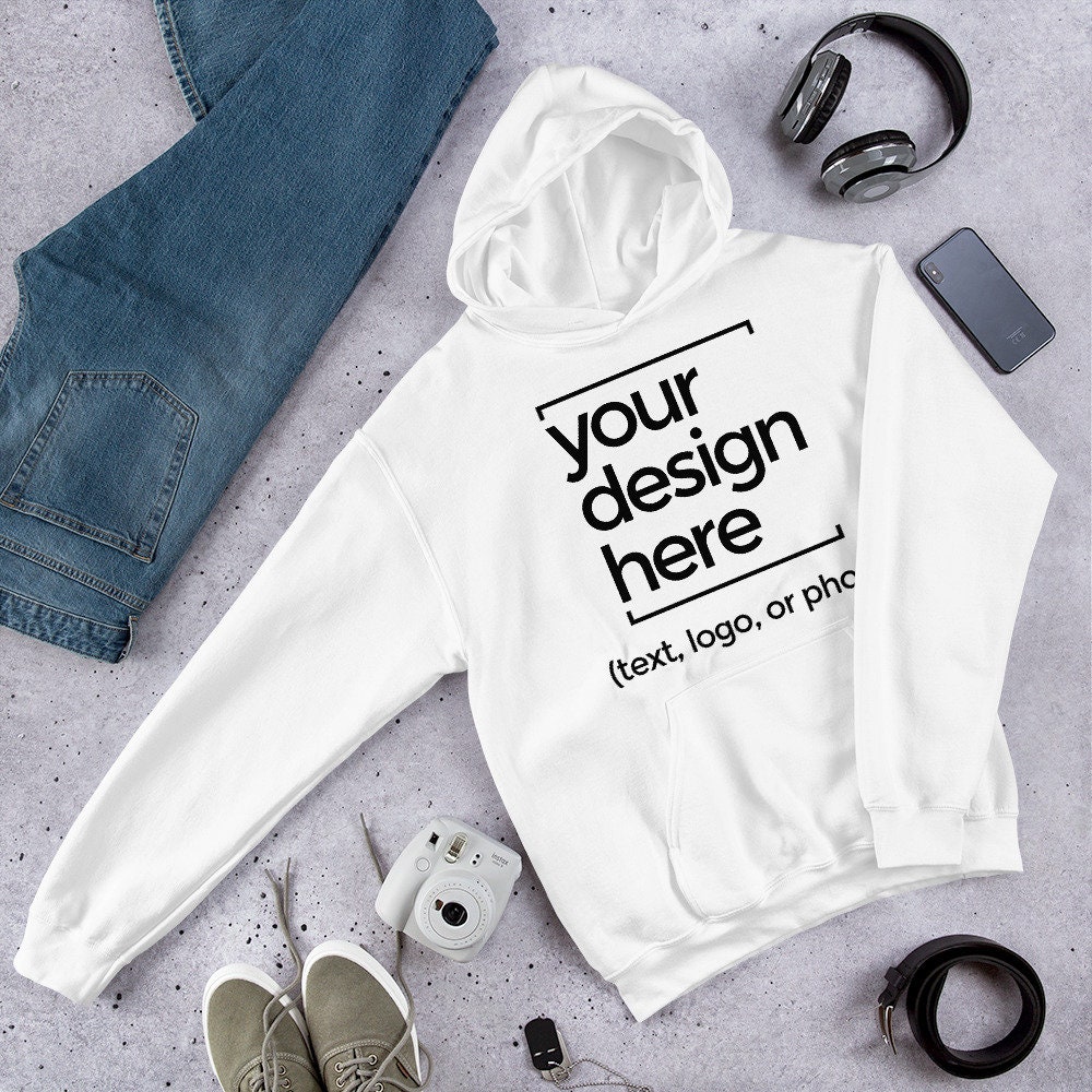 Design Your Own Hoodie Sayings Custom Sweatshirt Etsy