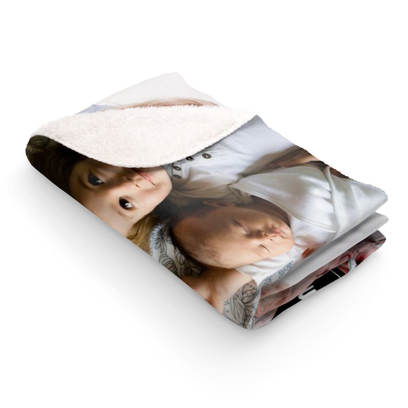 Custom Blanket Personalized Photo Soft Blanket Sherpa Etsy