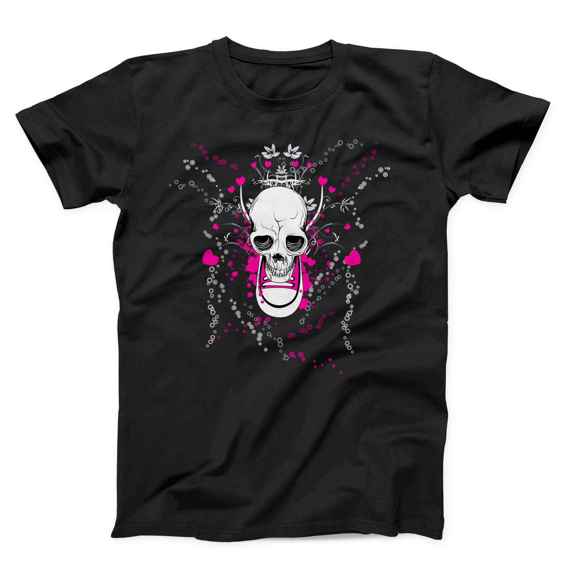 Skull Unisex T-shirt Graphic Creative Tee Funny Shirt Women | Etsy