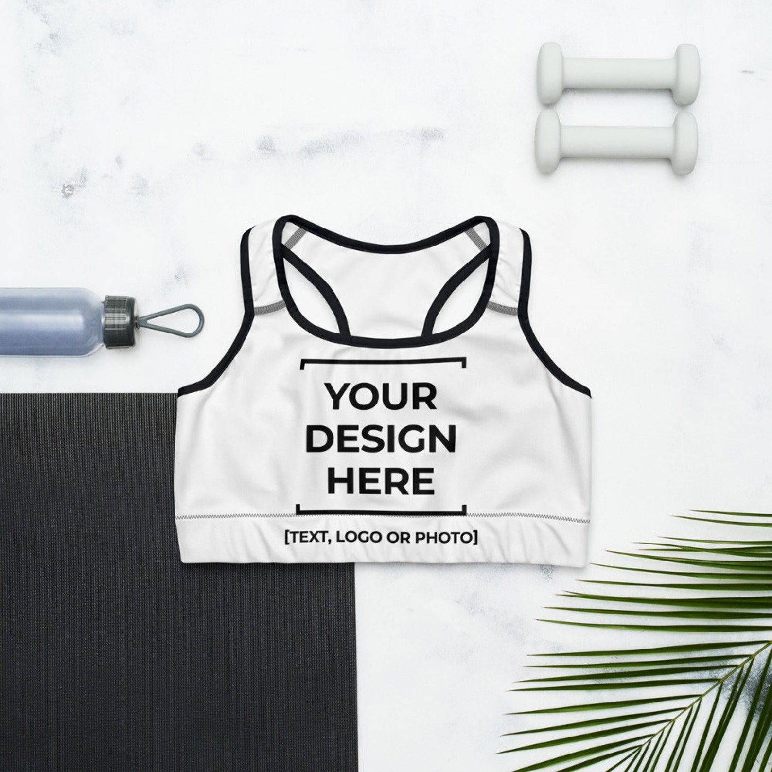 Custom Sports Bra Create Allover Sports Bra Make Your Own Etsy