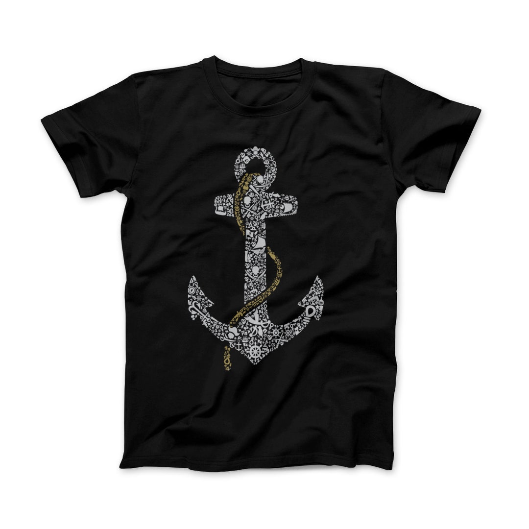 Anchor Unisex Tshirt Anchor Tshirt Anchor Lover Tshirt Etsy