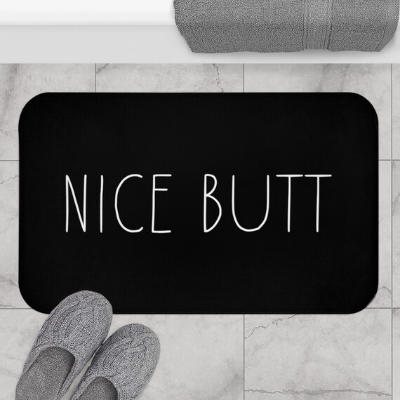 Nice Butt Bath Mat Home Decor Bath Mat Funny Bath Mat Home