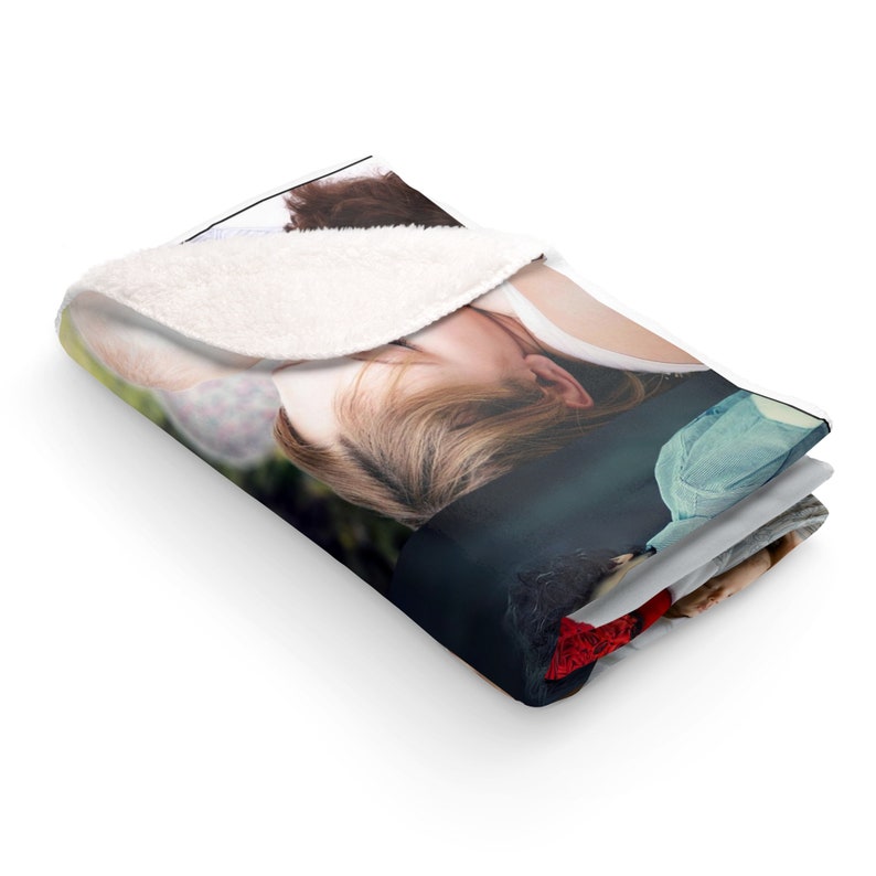 Custom Blanket Personalized Photo Soft Blanket Sherpa Etsy