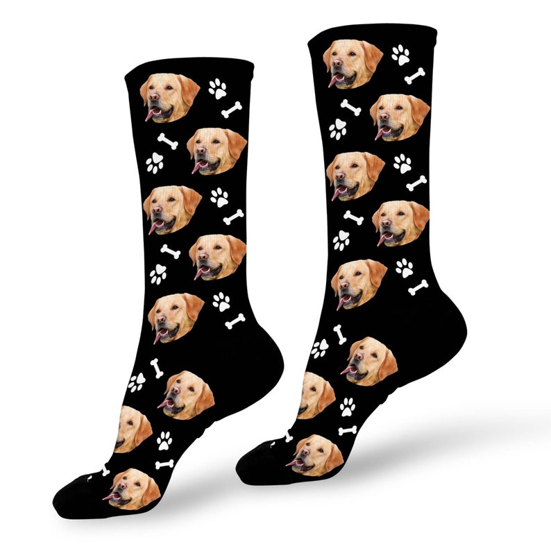 Custom Dog Socks Personalized Pet Photo Socks Customized ...