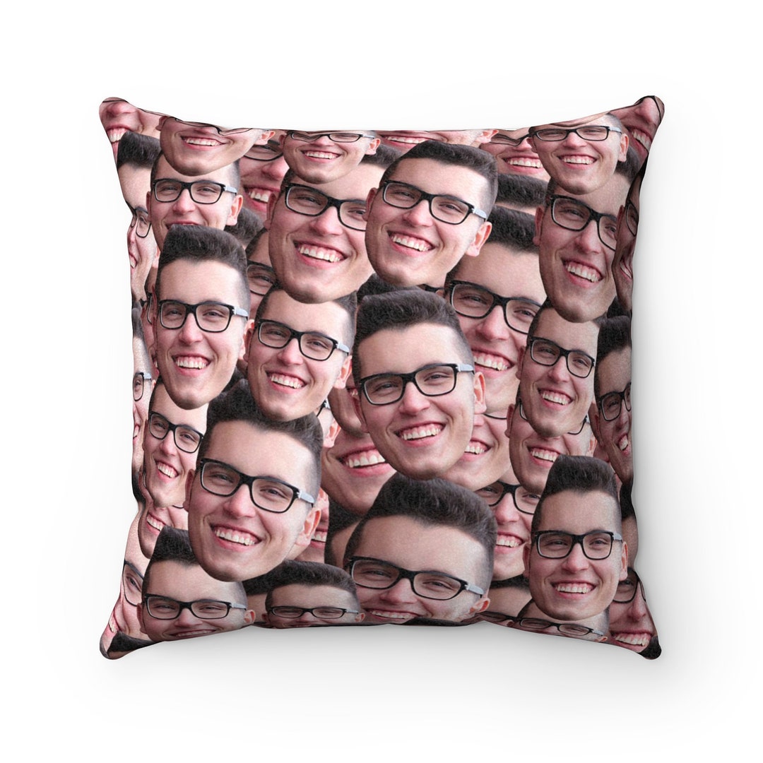 Crazy Photo Pillow Put Any Photo person, Puppy or Cat on Custom Face Pillow Personalized Photo ...