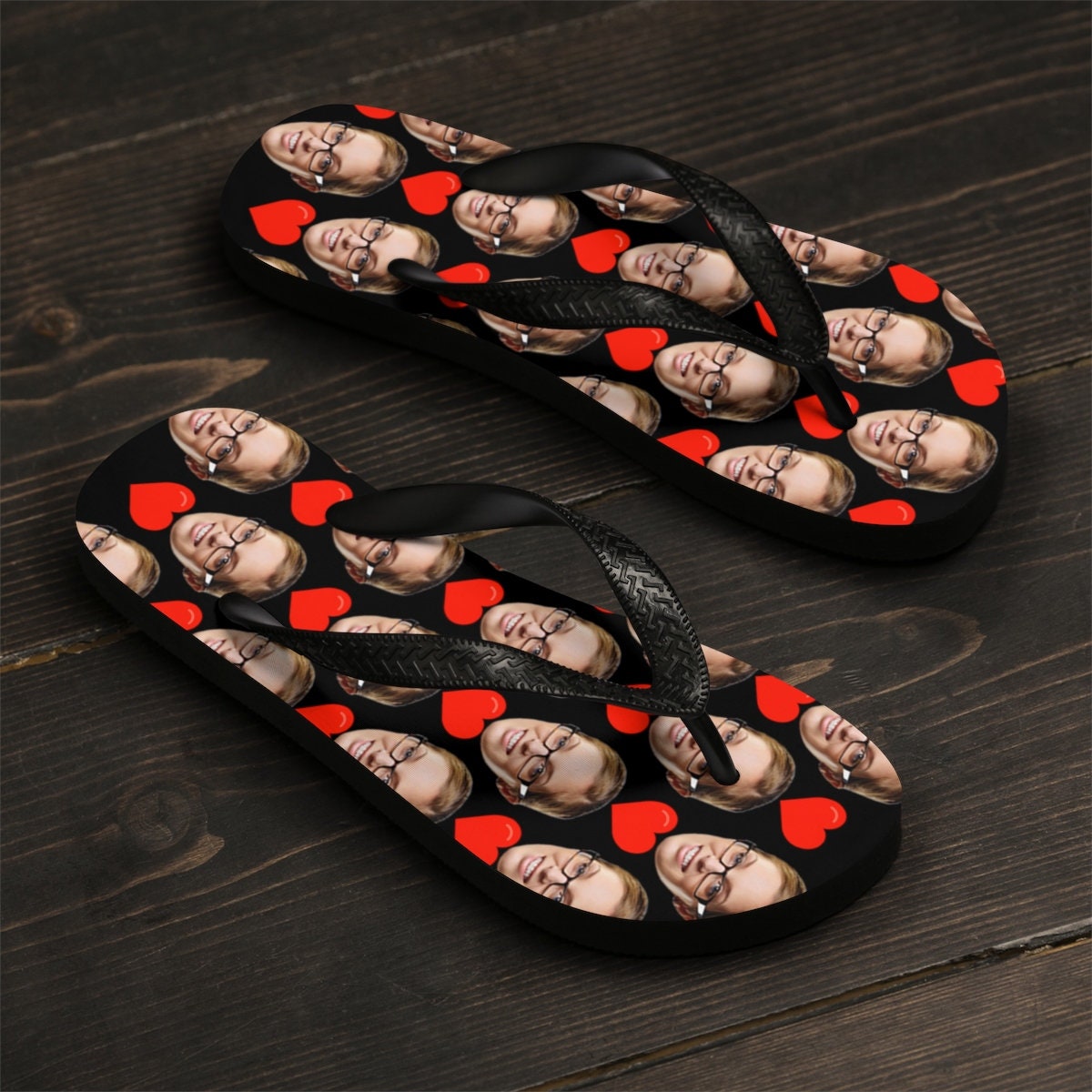 face flip flops