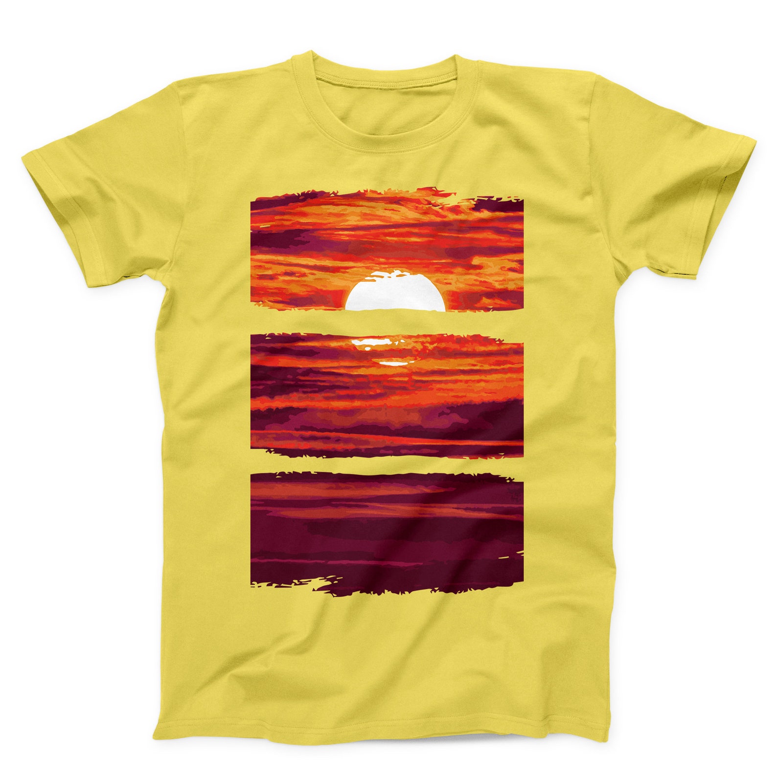 Sunset Unisex T-shirt Sunrise Graphic Creative Tee Sunset - Etsy
