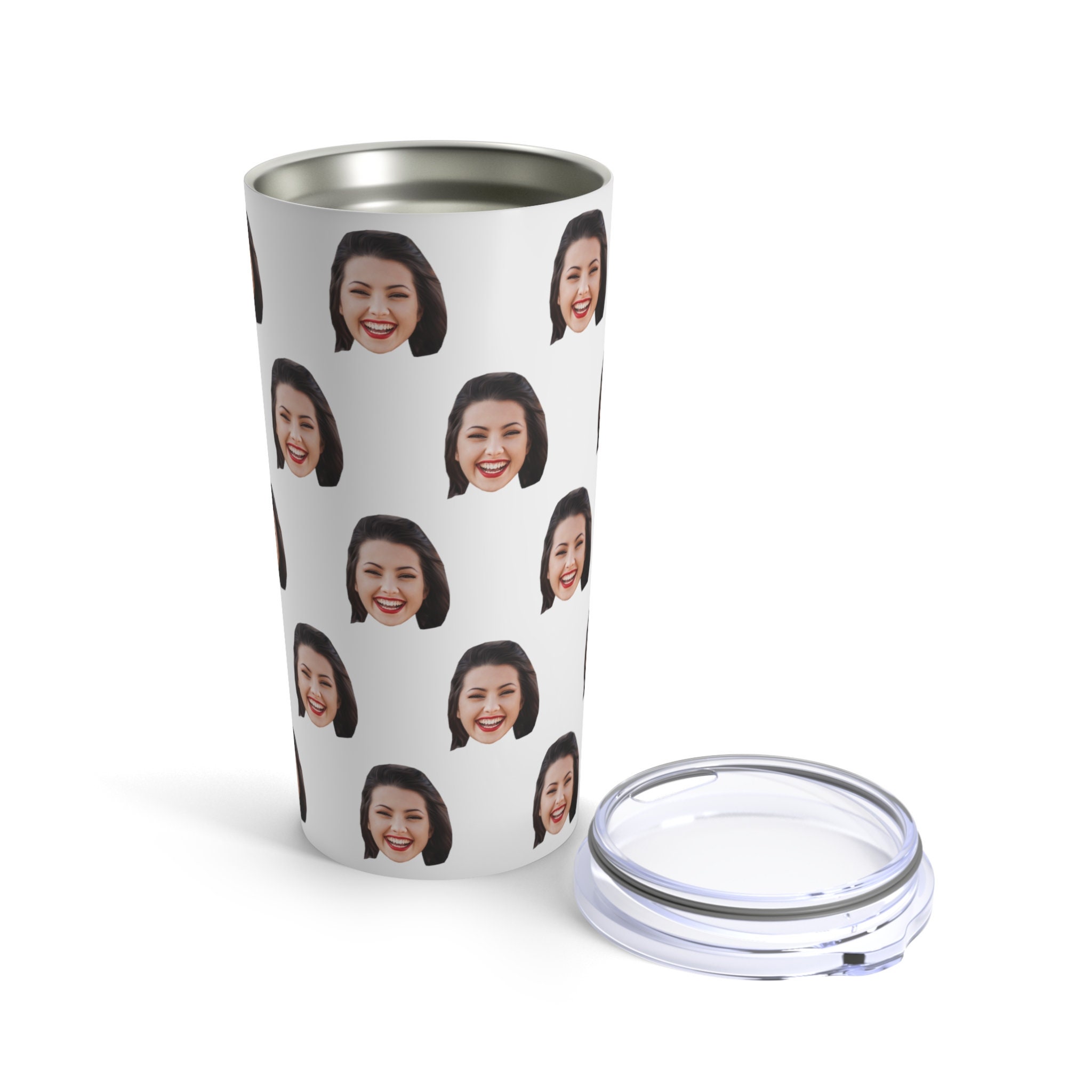 Custom Face Tumbler, Personalized Gift, Personalized Travel Mug, Gift For Mom, Birthday Gift Idea, Photo Tumbler, Father&#39;s Day Gift