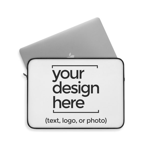Custom Laptop Sleeve, Macbook Pro 12" 13" 15" Case, Custom Picture Laptop Case, Photo Laptop Bag, Macbook Pro Bag, Custom Text Bag, Logo Bag