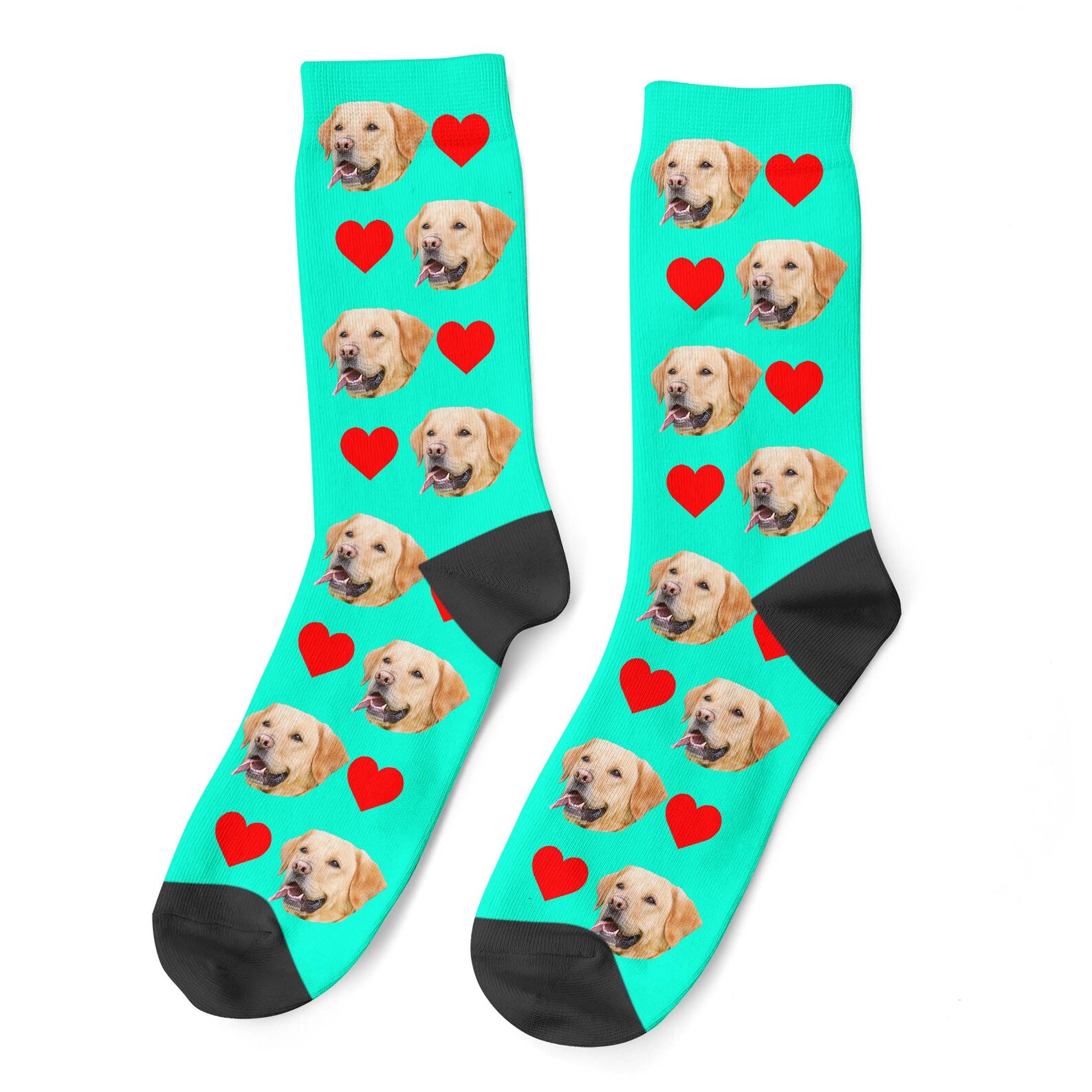 Custom Dog Socks Personalized Pet Socks Customized Love Etsy
