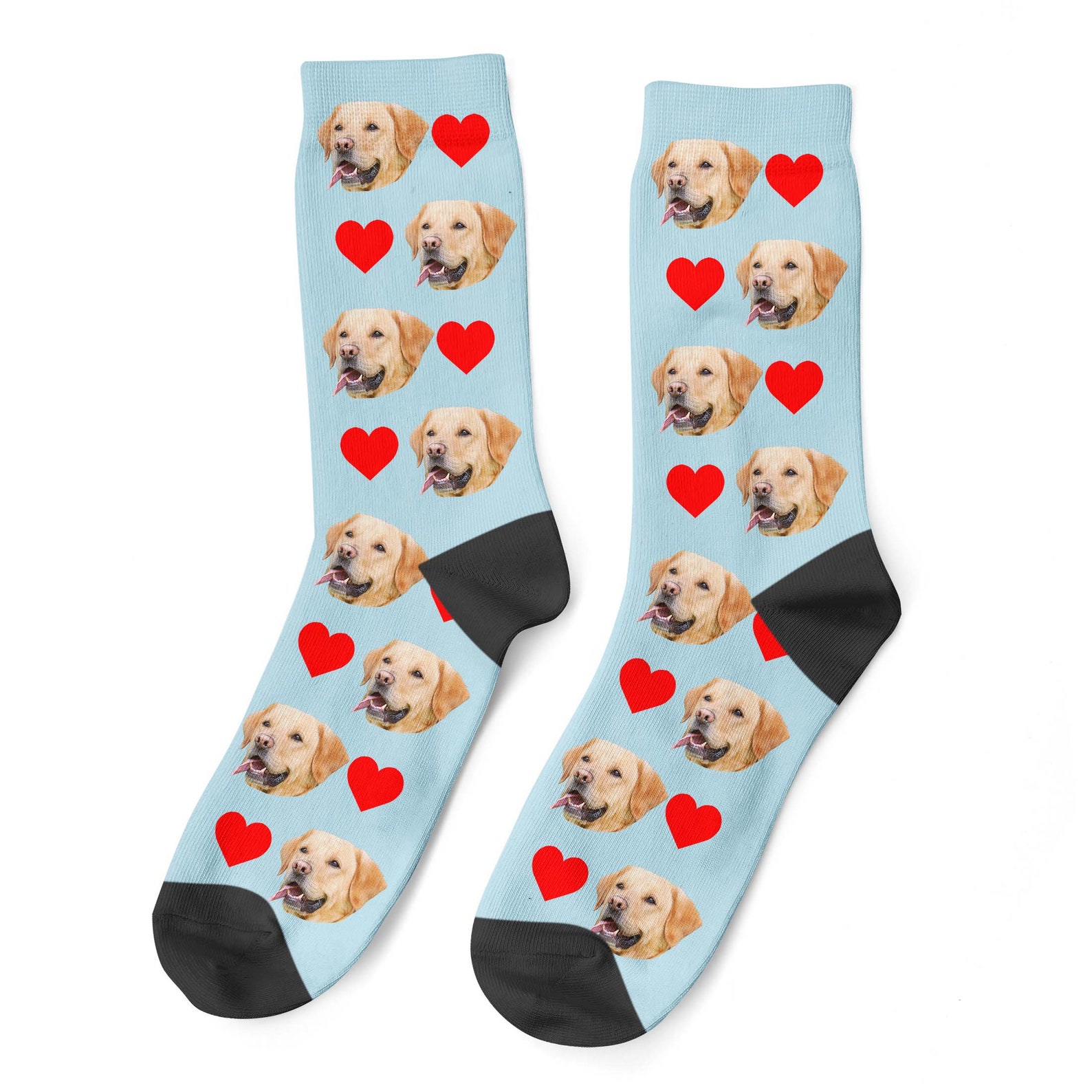 Custom Dog Socks Personalized Pet Socks Customized Love Etsy