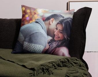 Personalized Photo Pillow Case, Custom Photo Pillow, Anniversary Gift, Personalized Gift