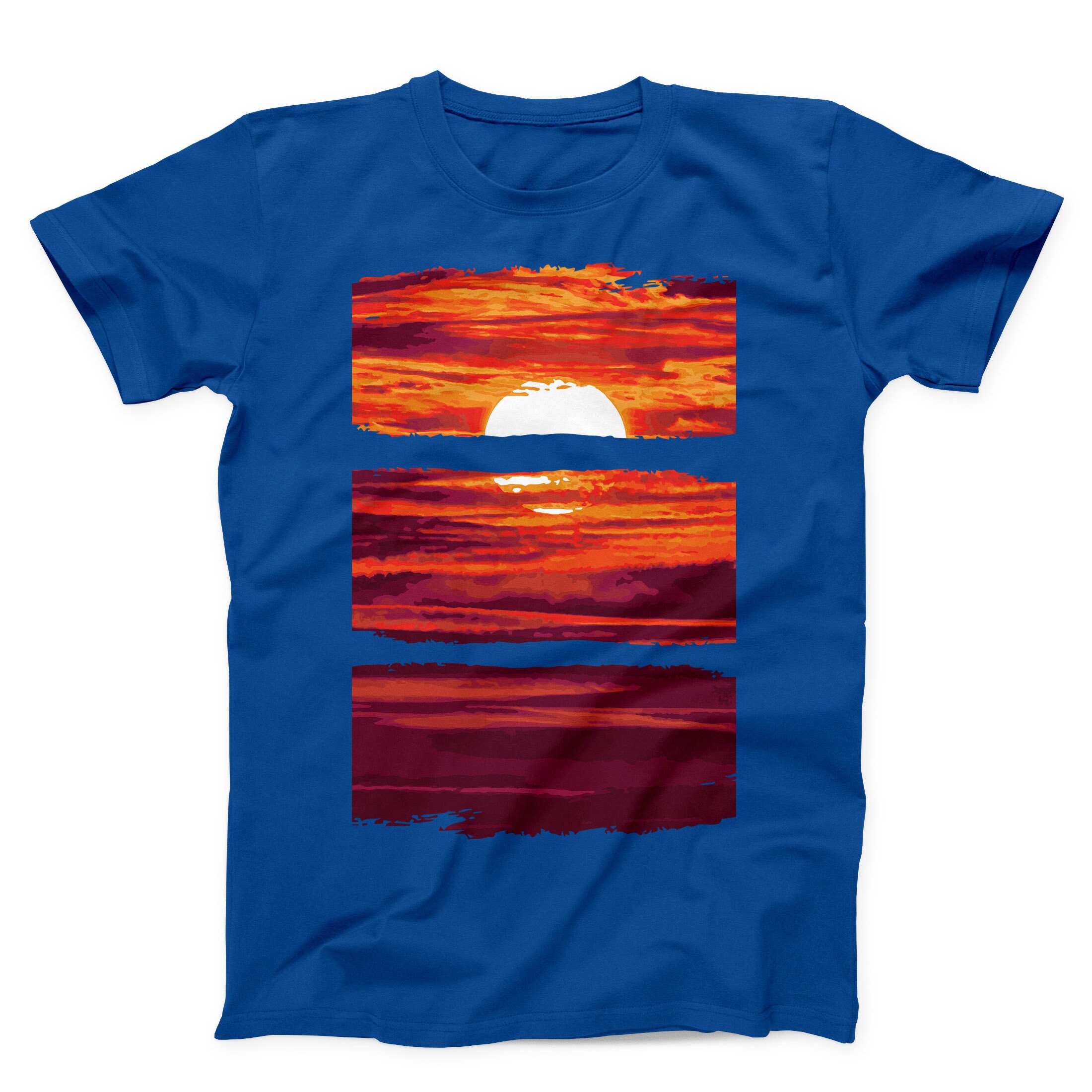 SUNSET LOGO T-SHIRTS グレー size2 Tricombe Mountain Sunset Unisex Short Sleeve T-Shirt