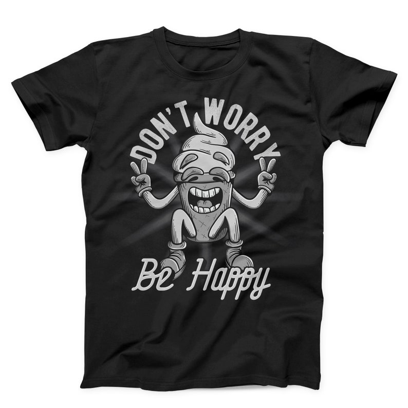 Felpa U-Power Unisex Con Scritta 'Don't Worry Be Happy' | Abbigliamento Da Lavoro Casual - Foto 9