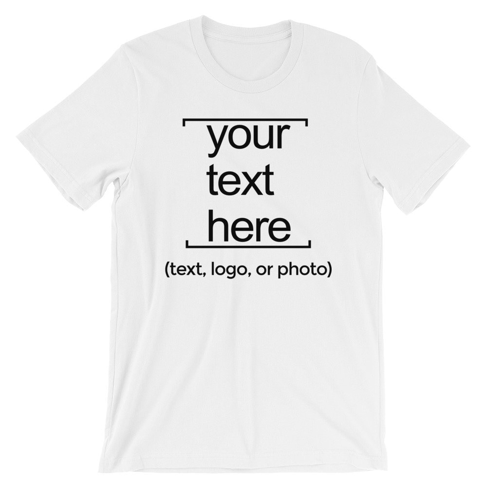 Personalized Text Shirt Your Custom Message Bridal Party - Etsy