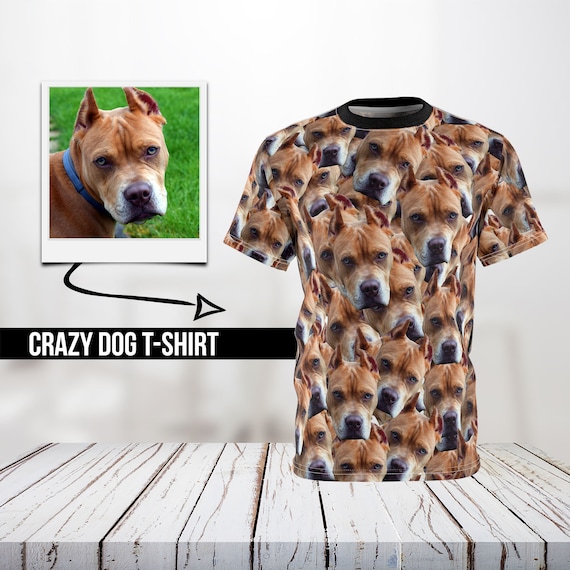 eend Zullen Er is een trend Aangepaste hond T-shirt aangepast gezicht shirt huisdier - Etsy België