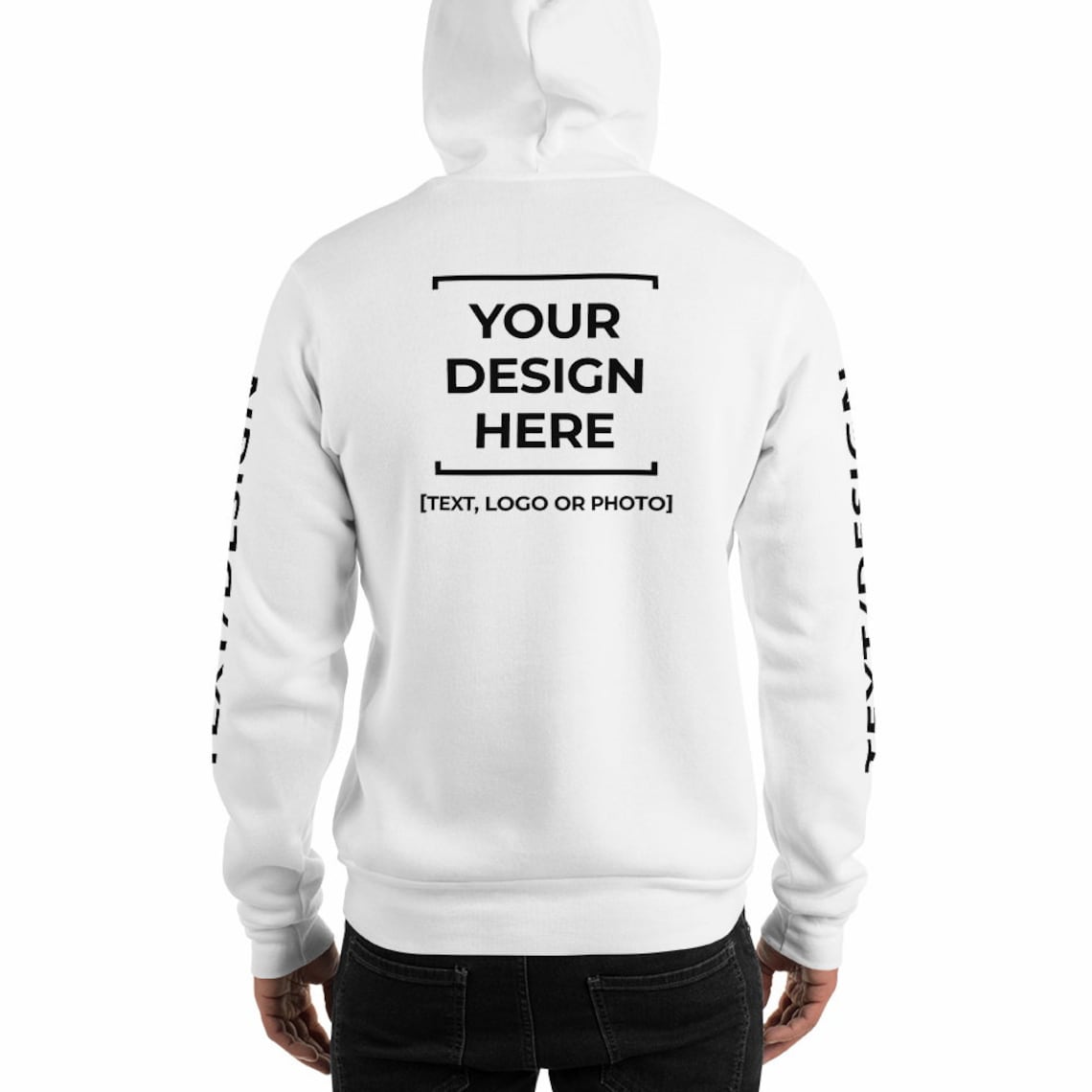 Custom Hoodie Photo Hoodie Custom Text Sweatshirt Logo - Etsy