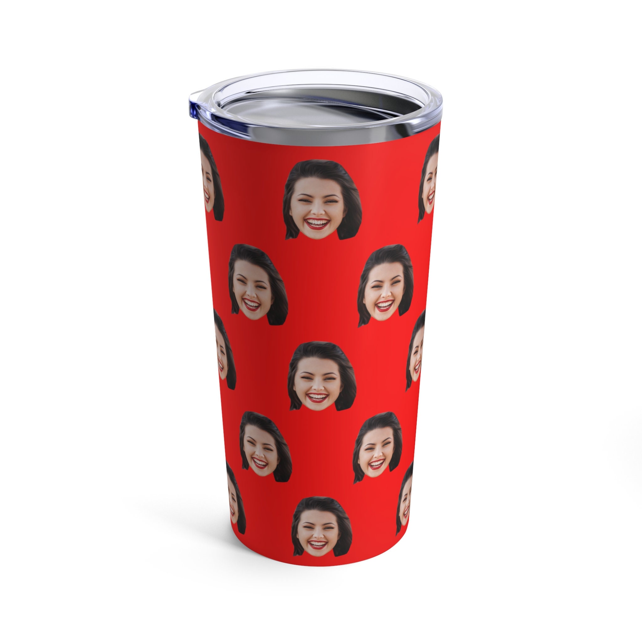 Custom Face Tumbler, Personalized Gift, Personalized Travel Mug, Gift For Mom, Birthday Gift Idea, Photo Tumbler, Father&#39;s Day Gift